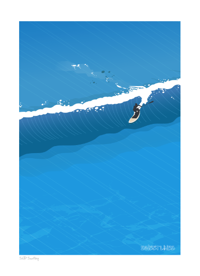 SUP Surfing