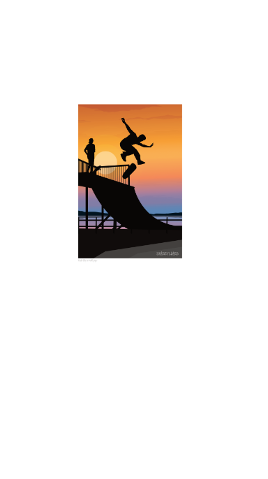 Kick flip on half pipe